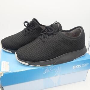 NEW Axis Balance Stabilized Walking Shoes Hammacher Schlemmer Size 5 Black